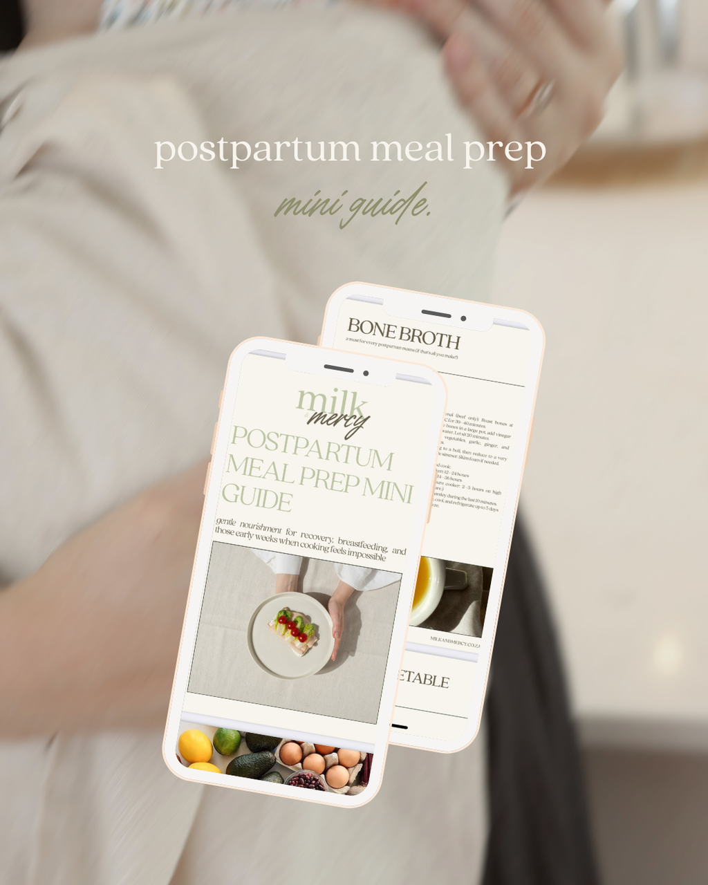 Postpartum Meal Prep Mini Guide