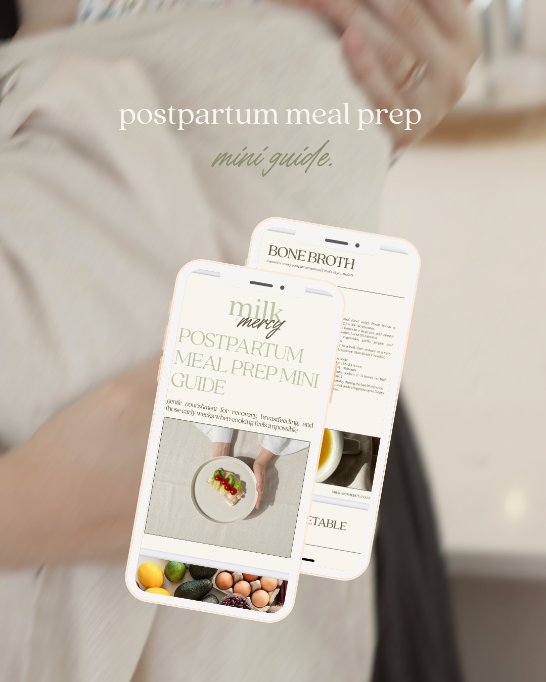 Postpartum Meal Prep Mini Guide